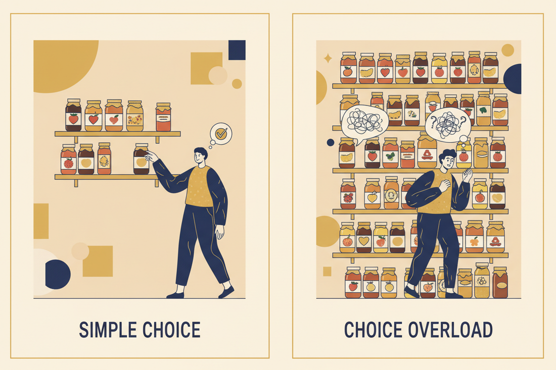 Paradoks wyboru - dlaczego więcej opcji = więcej stresu