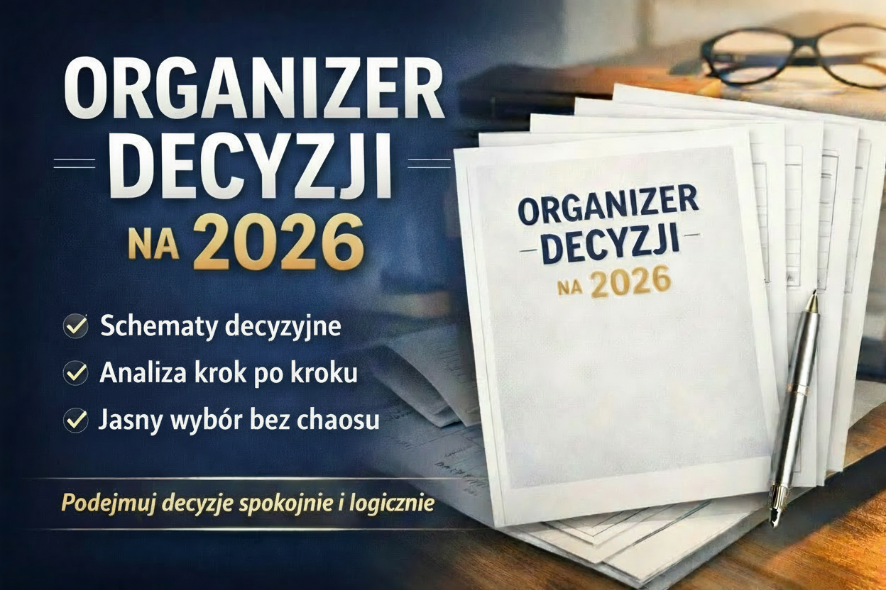 Organizer Decyzji 2026 - planer do podejmowania decyzji